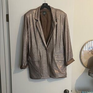 A New Day Shimmering Gold Blazer